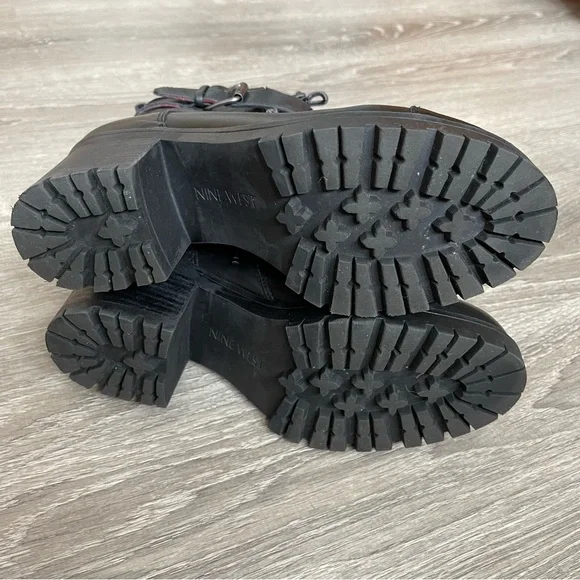 *Nine West Ursala Leather “Logger” Boot Sz 8 - Picture 8 of 11